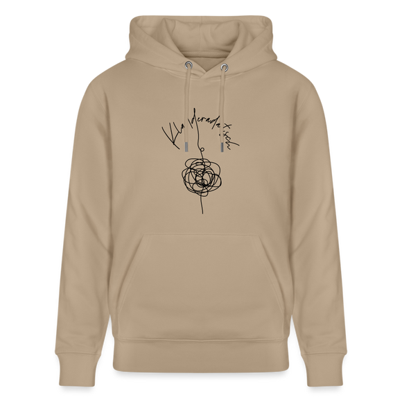 KLADDERADATSCH - Unisex Bio-Hoodie - Beige