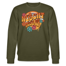 BERLINER RETRO-NÜSCHT MUSS ICK-Unisex Bio-Sweatshirt - Khaki