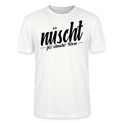 Berlin Shirt-NÜSCHT DARF ICK-Unisex T-Shirt - Weiß