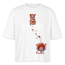 ICK LIEBE DIR-Frauen Boxy Bio-T-Shirt - Weiß
