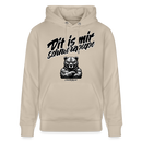 Dit is mir SCHNURZPIEPE-Unisex Bio-Hoodie BIO - Beige