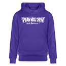 Berliner Spruch-PFANNKUCHEN NICH BERLINER-Unisex Bio-Hoodie - Purple Love 
