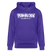 Berliner Spruch-PFANNKUCHEN NICH BERLINER-Unisex Bio-Hoodie - Purple Love 