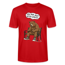 Berliner Bär Shirt-JEH MIR NICH UFFN SENKEL-Unisex T-Shirt - Rot