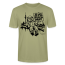 ICK LACH MIR N AST - Schmal geschnittenes Bio-Unisex-T-Shirt mit Berliner Bär - Nebelgrün