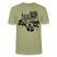 ICK LACH MIR N AST - Schmal geschnittenes Bio-Unisex-T-Shirt mit Berliner Bär - Nebelgrün