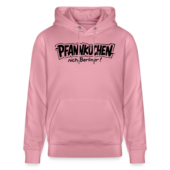 Berliner Spruch-PFANNKUCHEN, nich Berliner!-Unisex Bio-Hoodie - Lila Traum