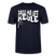 PASS MA UFF KEULE-Unisex T-Shirt BIO II - Navy
