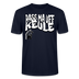 PASS MA UFF KEULE-Unisex T-Shirt BIO II - Navy