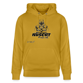 NÜSCHT MUSS ICK-Unisex Bio-Hoodie - Ocker