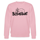 BLÜMERANT-Unisex Bio-Sweatshirt mit Berliner Schnauze - Hellrosa