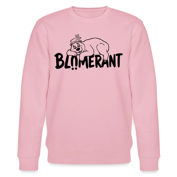 BLÜMERANT-Unisex Bio-Sweatshirt mit Berliner Schnauze - Hellrosa