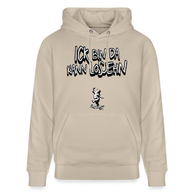 ICK BIN DA-Unisex Bio-Hoodie - Beige