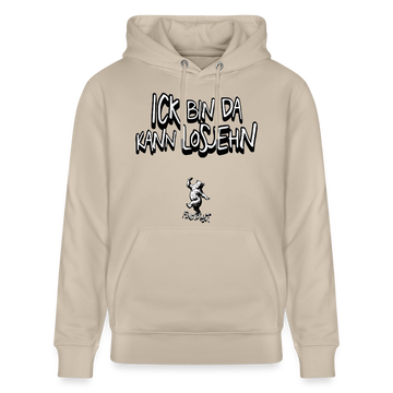 ICK BIN DA-Unisex Bio-Hoodie - Beige