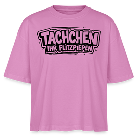 Berlin Shirt-TACHCHEN IHR FLITZPIEPEN-Frauen Boxy Bio-T-Shirt - Pink