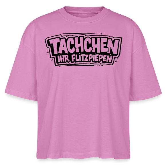 Berlin Shirt-TACHCHEN IHR FLITZPIEPEN-Frauen Boxy Bio-T-Shirt - Pink