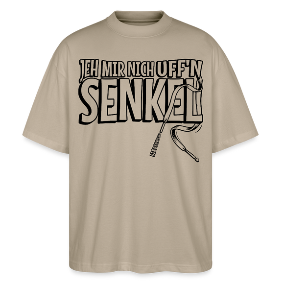 JEH MIR NICH UFFN SENKEL-Oversized Unisex Bio T-Shirt - Steingrau
