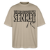 JEH MIR NICH UFFN SENKEL-Oversized Unisex Bio T-Shirt - Steingrau