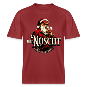 JIBT NÜSCHT IHR FLITZPIEPEN - Relaxed Fit Unisex Bio-T-Shirt - Erdrot