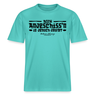 Berliner Spuch-Berliner Lob-NICH ANJESCHISSN-RELAXED FIT Unisex Organic T-Shirt - Poolblau