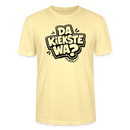 Berlin Shirt mit Spruch-DA KIEKSTE WA?-Unisex T-Shirt BIO - Creme