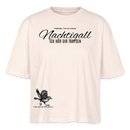 NACHTIGALL ICK HÖR DIR TRAPSEN-Frauen Boxy Bio-T-Shirt - Naturweiß