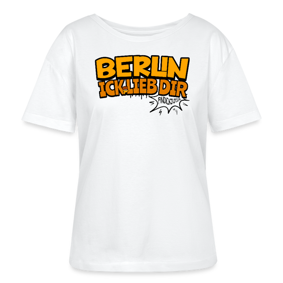 BERLIN ICK LIEB DIR-Rundhals Frauen Bio-T-Shirt - Weiß