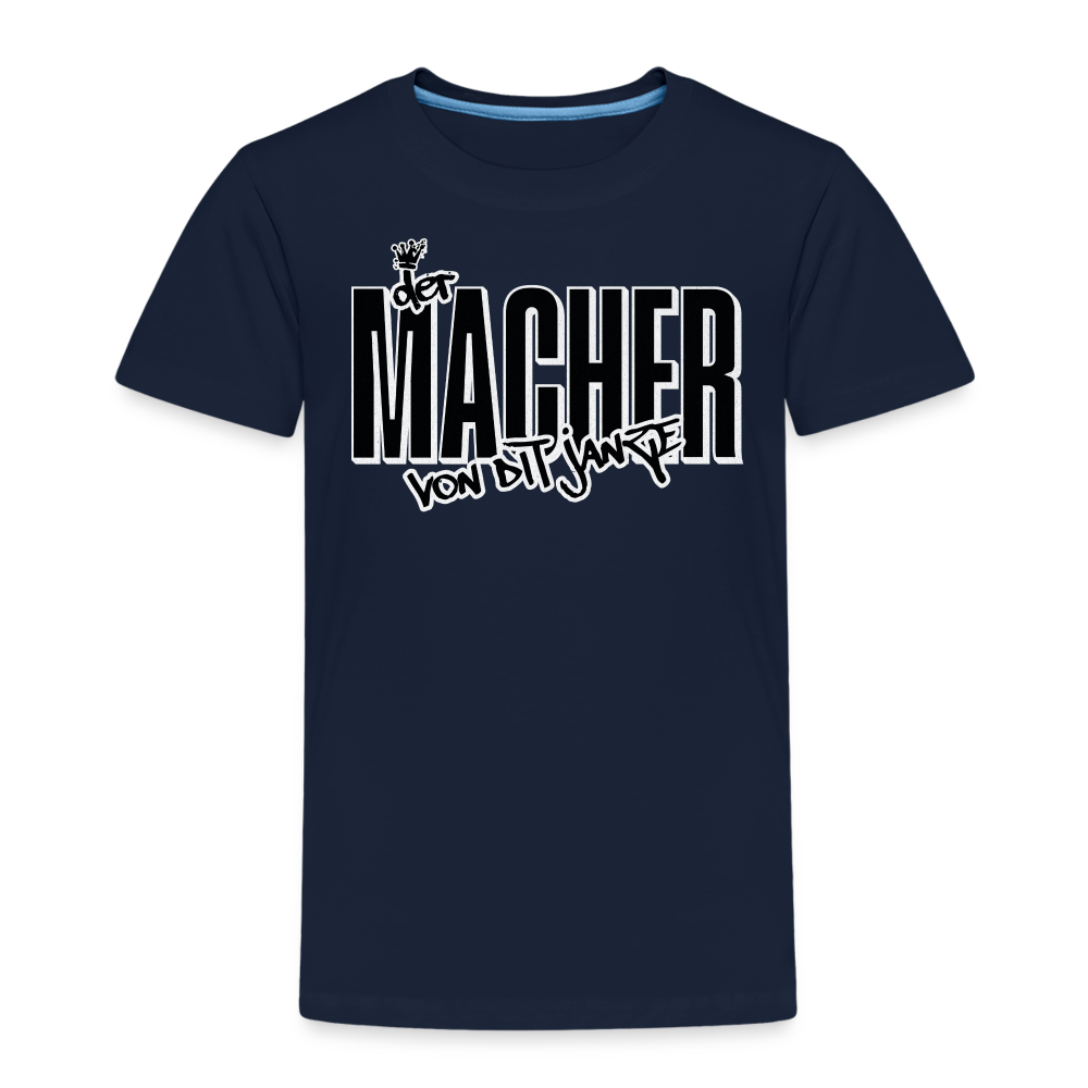 DER MACHER VON DIT JANZE - Kinder Premium T-Shirt - Navy