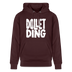 Berliner Spruch-DOLLET DING-Unisex Bio-Hoodie - Maroon