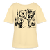 Berlin Souvenir T-Shirt-DIT IS SO!-Relaxed Rundhals Frauen Bio-T-Shirt - Creme