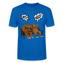 Berliner Bär Shirt mit Berliner Schnauze-WATN?NÜSCHT!-Unisex T-Shirt - Pfauenblau