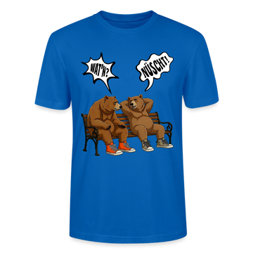 Berliner Bär Shirt mit Berliner Schnauze-WATN?NÜSCHT!-Unisex T-Shirt - Pfauenblau