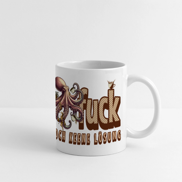 Der Kaffee des Osten-MUCKEFUCK-Panoramatasse - Weiß