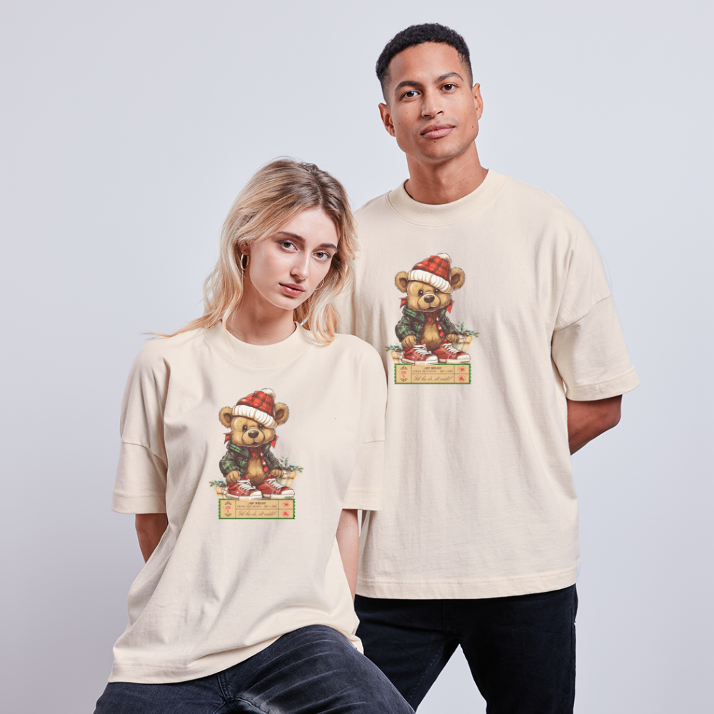 KEENE JESCHENKE - Unisex Oversize Bio-T-Shirt - Naturweiß