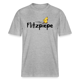 DIE FLITZPIEPE - Relaxed Fit Unisex Bio-T-Shirt - Grau meliert
