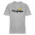 DIE FLITZPIEPE - Relaxed Fit Unisex Bio-T-Shirt - Grau meliert