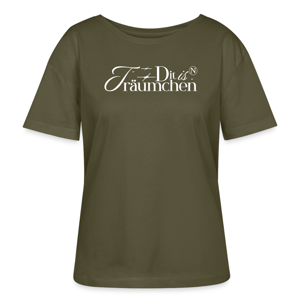 TRÄUMCHEN-Rundhals Frauen Bio-T-Shirt - Khaki