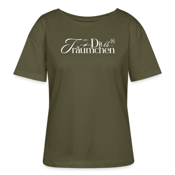 TRÄUMCHEN-Rundhals Frauen Bio-T-Shirt - Khaki