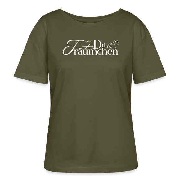 TRÄUMCHEN-Rundhals Frauen Bio-T-Shirt - Khaki