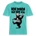 ICK MACH WAT ICK WILL-Relaxed Fit Unisex Bio-T-Shirt IV - Poolblau