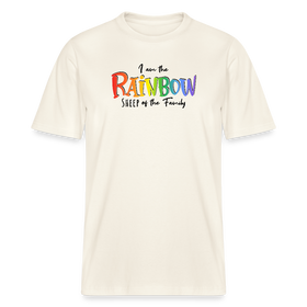 PRIDE 'REGENBOGENSCHAF'Relaxed Fit Unisex Bio-T-Shirt - Naturweiß