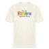 PRIDE 'REGENBOGENSCHAF'Relaxed Fit Unisex Bio-T-Shirt - Naturweiß