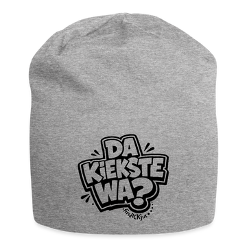 DA KIEKSTE WA?Jersey-Beanie - Grau meliert
