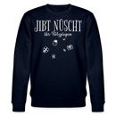 JIBT NÜSCHT zu Weihnachten in Berlin-Unisex Bio-Sweatshirt - Navy