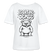 Berlin Shirt mit Berliner Bär-IS DIT NE DEMSE-Rundhals Frauen Bio-T-Shirt - Weiß