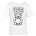 Berlin Shirt mit Berliner Bär-IS DIT NE DEMSE-Rundhals Frauen Bio-T-Shirt - Weiß