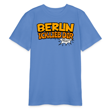BERLIN ICK LIEB DIR - Bio Teenager T-Shirt - Blau