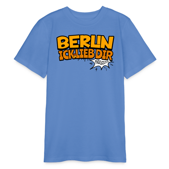 BERLIN ICK LIEB DIR - Bio Teenager T-Shirt - Blau