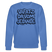 Berliner Schnauze-VAFATZ DA IM JELÄNDE-Unisex Bio-Sweatshirt - Blau