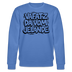 Berliner Schnauze-VAFATZ DA IM JELÄNDE-Unisex Bio-Sweatshirt - Blau